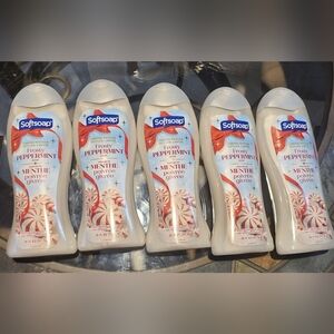 Soft Soap LIMITED EDITION Frosty Peppermint Body Wash  X 5 Bottles NEW